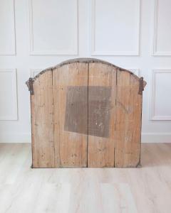 18th Century Swedish Gustavian Hanging Cupboard Glass Wood Painted - 4558069