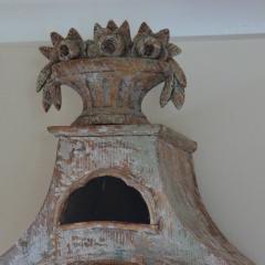 18th Century Swedish Rococo Period Mora Clock in Original Paint - 582628