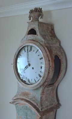 18th Century Swedish Rococo Period Mora Clock in Original Paint - 582631