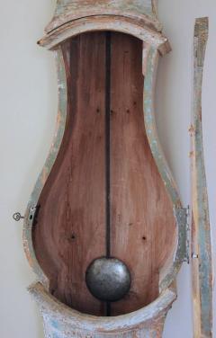 18th Century Swedish Rococo Period Mora Clock in Original Paint - 582635