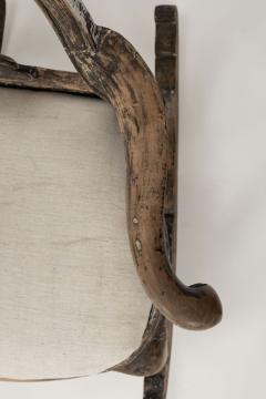 18th Century Swedish Rococo Rocking Chair - 3594775