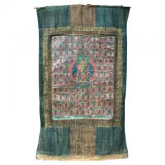 18th Century Tibetan Thangka Of Amitayus Buddha - 3219420