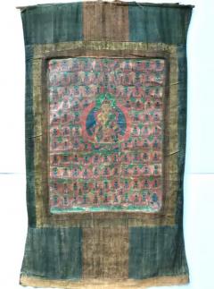 18th Century Tibetan Thangka Of Amitayus Buddha - 3219434