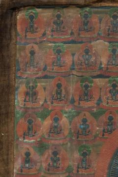 18th Century Tibetan Thangka Of Amitayus Buddha - 3219455