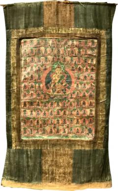 18th Century Tibetan Thangka Of Amitayus Buddha - 3223473