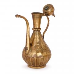 18th Century Turkish tombak ewer and basin - 3667340