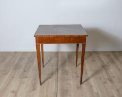18th Century Tuscan Inlaid Game Table with Geometric Marquetry - 4189749