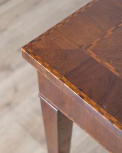 18th Century Tuscan Inlaid Game Table with Geometric Marquetry - 4189753