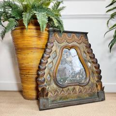 18th Century Tyrolean Hand Carved and Painted Mirror - 3885216