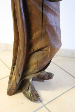 18th Century Wood Italian Antique Religious Saint Sculpture - 3282769