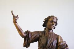 18th Century Wood Italian Antique Religious Saint Sculpture - 3282773