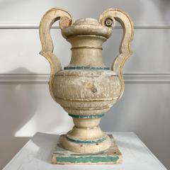 18th Century Wood and Gesso Altar Vase - 3428842
