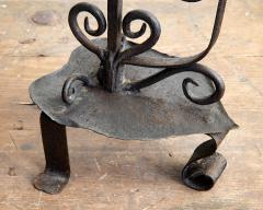 18th Century Wrought Iron Candle Holder - 4499310