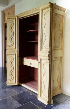 18th Century Yellow Cupboard with Folding Doors Italy - 3664530