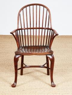 18th Century Yew Wood Cabriole Leg Windsor Chair - 3926180