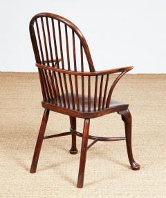 18th Century Yew Wood Cabriole Leg Windsor Chair - 3926188