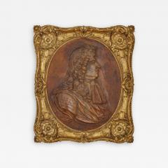 18th Century cuir bouili leather portrait of Louis XIV - 2202687