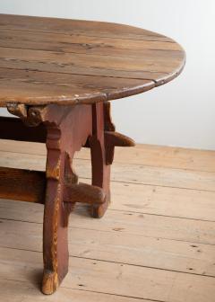 18th c Baroque Trestle Table - 4339558