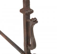 18th c Bronze and Iron Andirons - 4447973