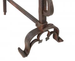18th c Bronze and Iron Andirons - 4447975