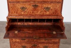 18th c Burled Walnut Chest on Chest - 4559401