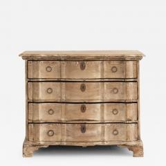 18th c Danish Arbalette Shaped Commode in Original Patina - 3124507