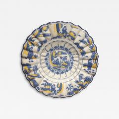 18th c Dutch Delft Lobed Sweetmeat Dish - 4788209