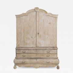 18th c Dutch Linen Press with Bombay Base in Original Patina - 3407430