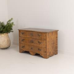18th c Dutch Louis Philippe Period Serpentine Front Walnut Parquetry Commode - 3223944