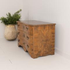 18th c Dutch Louis Philippe Period Serpentine Front Walnut Parquetry Commode - 3223945