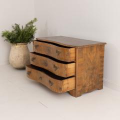18th c Dutch Louis Philippe Period Serpentine Front Walnut Parquetry Commode - 3223946