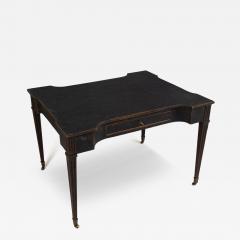 18th c Dutch Louis XVI Period Writing Desk with Original Brass Casters - 4123476
