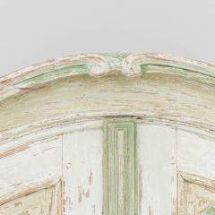 18th c European Two Part Cabinet in Original Paint - 3376846