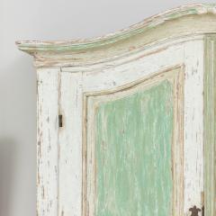 18th c European Two Part Cabinet in Original Paint - 3376849