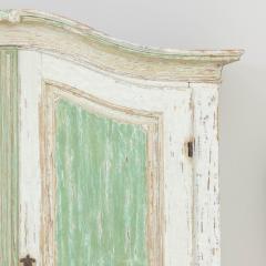 18th c European Two Part Cabinet in Original Paint - 3376850
