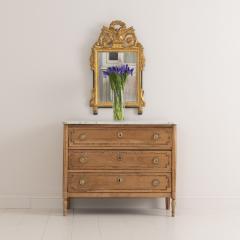 18th c French Louis XVI Parquetry Commode with Italian Carrara Marble Top - 3065860