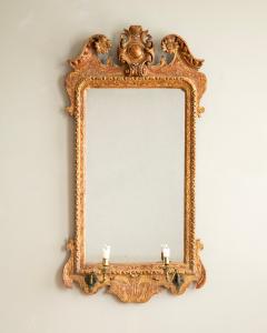 18th c George II Gilt wood mirror - 4340014