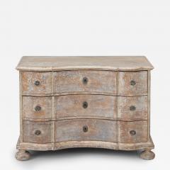 18th c German Baroque Commode in Original Patina with Arbalette Shaped Front - 3407431