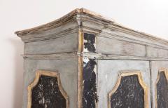 18th c Italian Baroque Style Painted Armoire Cabinet - 2763327