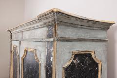 18th c Italian Baroque Style Painted Armoire Cabinet - 2763330