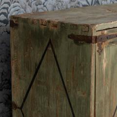 18th c Italian Buffet with Iron Details in Original Green Paint - 4496906