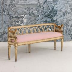 18th c Italian Neoclassical Sphinx Sofa in Original Paint and Giltwood - 4466137