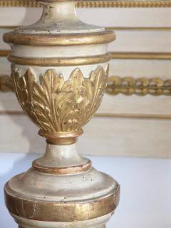 18th c Italian Painted and Parcel Gilt Table Lamp - 449425