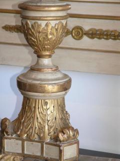 18th c Italian Painted and Parcel Gilt Table Lamp - 449435