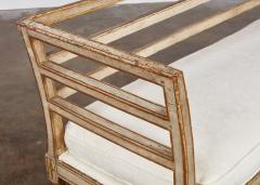 18th c Italian Settee with Damask Cushion - 4558698