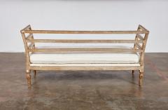 18th c Italian Settee with Damask Cushion - 4558702