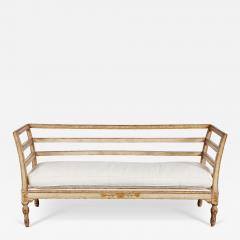 18th c Italian Settee with Damask Cushion - 4559026