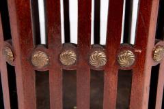 18th c Mahogany Octagonal Fretwork Bucket with Brass Detailing - 4643220