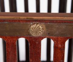 18th c Mahogany Octagonal Fretwork Bucket with Brass Detailing - 4643221