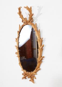 18th c Oval Giltwood Mirror - 4643122